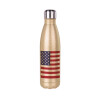 Glitter gold stainless steel thermos bottle, double-walled, 500ml