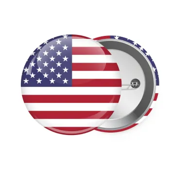 USA Flag, Κονκάρδα παραμάνα 7.5cm