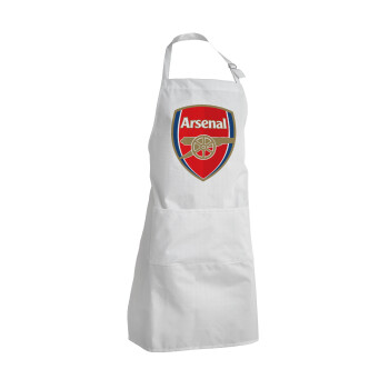 Arsenal, Adult Chef Apron (with sliders and 2 pockets)
