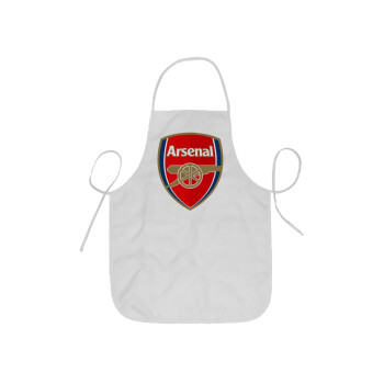 Arsenal, Ποδιά Σεφ ολόσωμη κοντή  Παιδική (44x62cm)