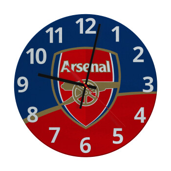 Arsenal, Ρολόι τοίχου γυάλινο (30cm)