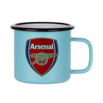Arsenal, Κούπα Μεταλλική εμαγιέ ΜΑΤ σιέλ 360ml