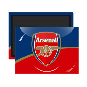 Arsenal, Ορθογώνιο μαγνητάκι ψυγείου διάστασης 9x6cm