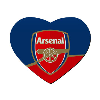 Arsenal, Mousepad καρδιά 23x20cm