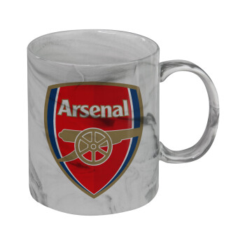 Arsenal, Mug ceramic marble style, 330ml