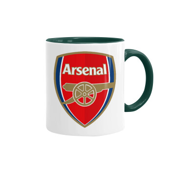 Arsenal, Mug colored green, ceramic, 330ml