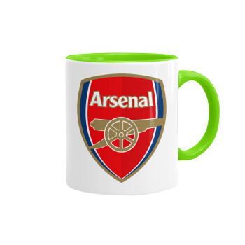 Arsenal, Mug colored light green, ceramic, 330ml
