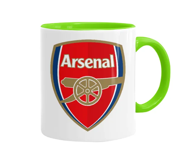 Arsenal — Κούπα χρωματιστή βεραμάν, κεραμική, 330ml