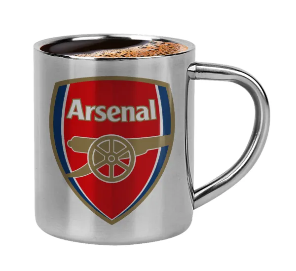 Arsenal — Double-wall metal cup for espresso (220ml)