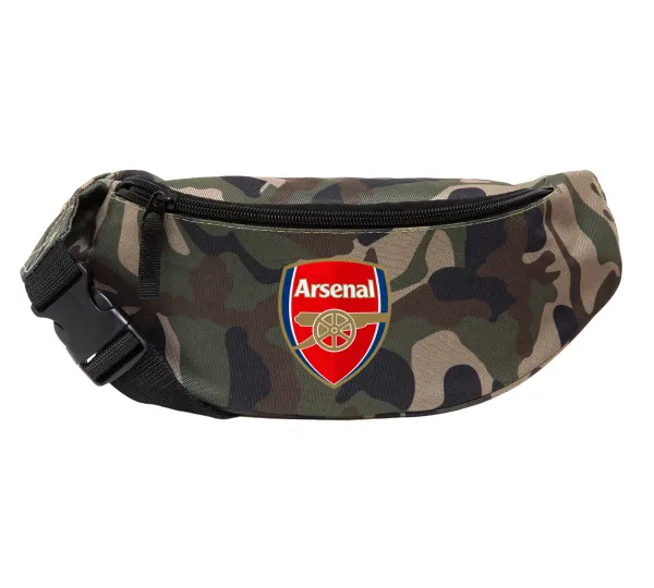 Arsenal — Unisex waist bag (banana) in Jungle camouflage color with 2 pockets