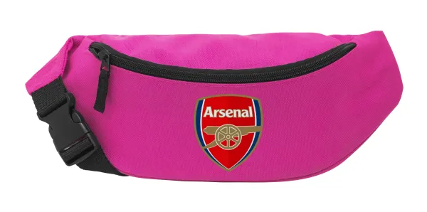 Arsenal — Unisex waist bag (banana) in PINK color with 2 pockets