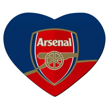 Arsenal, Mousepad καρδιά 23x20cm