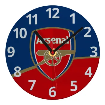 Arsenal, Ρολόι τοίχου γυάλινο (20cm)