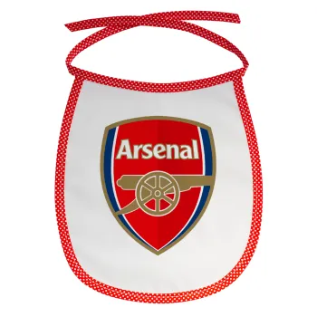 Arsenal, Σαλιάρα μωρού αλέκιαστη με κορδόνι Κόκκινη