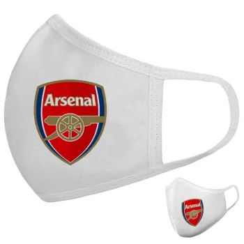 Arsenal, Μάσκα υφασμάτινη υψηλής άνεσης παιδική (Δώρο πλαστική θήκη)