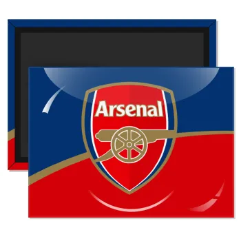 Arsenal, Ορθογώνιο μαγνητάκι ψυγείου διάστασης 9x6cm