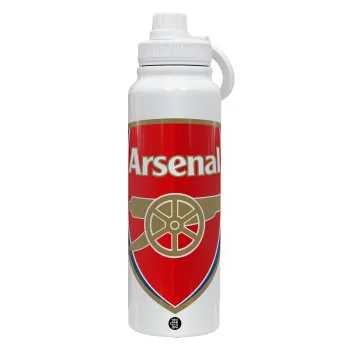 Arsenal, Θερμός 1L Ανοξείδωτο με Βάση Κινητού & Διπλά Τοιχώματα