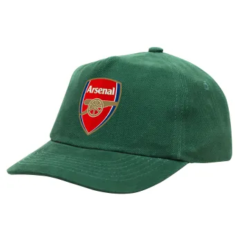Arsenal, Children's Baseball Cap, 100% Cotton Drill, GREEN (COTTON, CHILDREN'S, ONE SIZE)