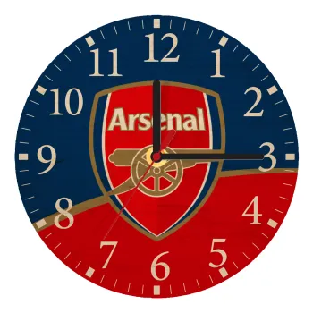Arsenal, Ρολόι τοίχου ξύλινο plywood (20cm)