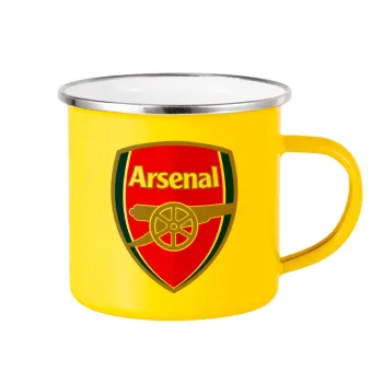 Arsenal, Κούπα Μεταλλική εμαγιέ Κίτρινη 360ml