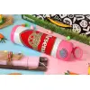 Easter candle, Childrens hot water bottle, stainless steel, with safety straw, PINK (500ml)
