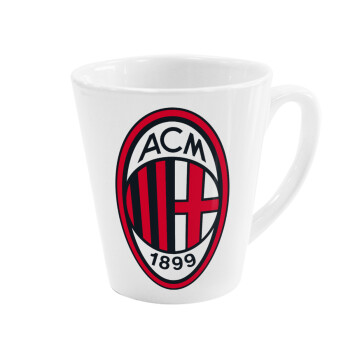 ACM, Κούπα κωνική Latte Λευκή, κεραμική, 300ml
