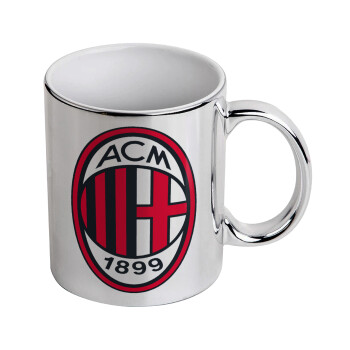 ACM, Κούπα κεραμική, ασημένια καθρέπτης, 330ml