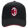 DRILL Adult Ultimate Hat BLACK/RED, (100% COTTON, ADULT, UNISEX, ONE SIZE)