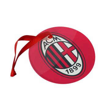 ACM, Στολίδι Χριστουγεννιάτικο στολίδι γυάλινο 9cm