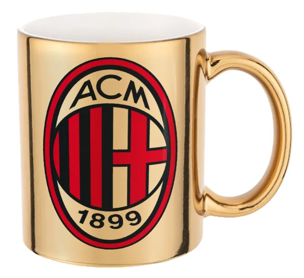 ACM — Mug ceramic, gold mirror, 330ml