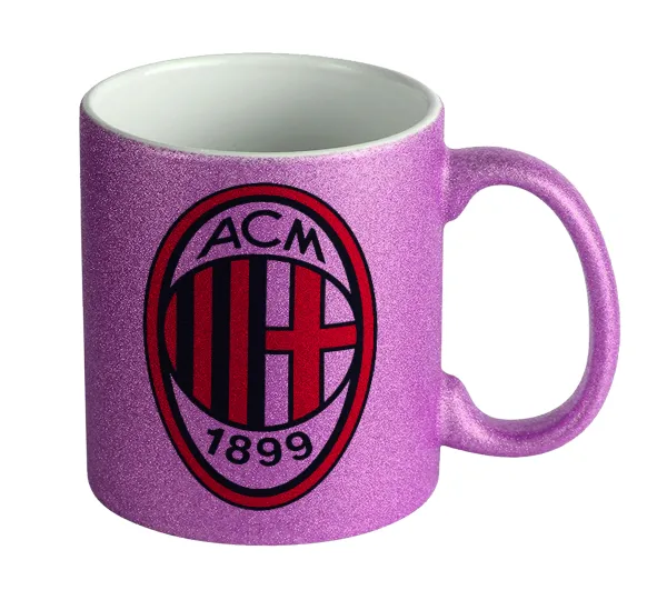 ACM — Κούπα Μωβ Glitter που γυαλίζει, κεραμική, 330ml