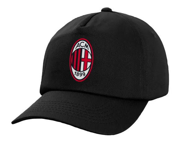ACM — Καπέλο παιδικό Baseball, 100% Βαμβακερό,  Μαύρο