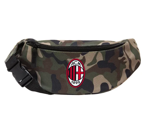 ACM — Unisex waist bag (banana) in Jungle camouflage color with 2 pockets