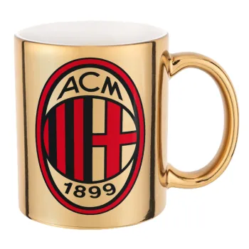 ACM, Mug ceramic, gold mirror, 330ml