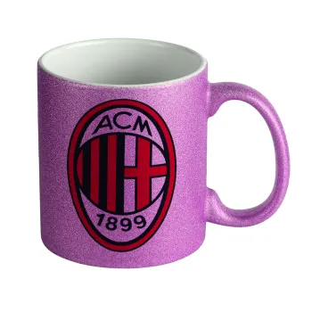 ACM, Κούπα Μωβ Glitter που γυαλίζει, κεραμική, 330ml