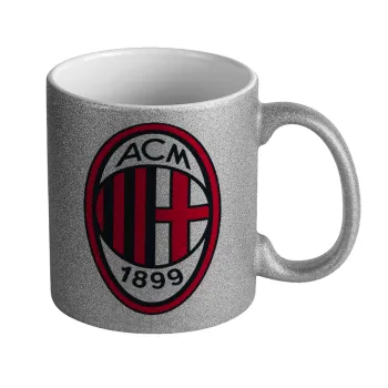 ACM, Κούπα Ασημένια Glitter που γυαλίζει, κεραμική, 330ml