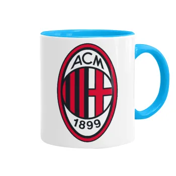 ACM, Κούπα χρωματιστή γαλάζια, κεραμική, 330ml