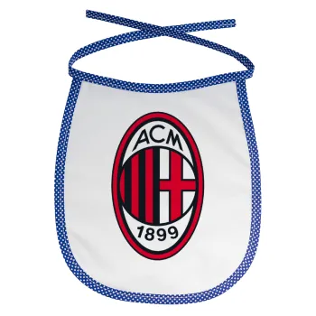 ACM, Σαλιάρα μωρού αλέκιαστη με κορδόνι Μπλε