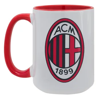 ACM, Κούπα Mega 15oz, κεραμική Κόκκινη, 450ml