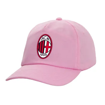 ACM, Adult Baseball Cap, 100% Cotton, PINK (COTTON, ADULT, UNISEX, ONE SIZE)