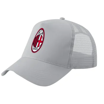 ACM, Καπέλο Ενηλίκων Structured Trucker, με Δίχτυ, ΓΚΡΙ (100% ΒΑΜΒΑΚΕΡΟ, ΕΝΗΛΙΚΩΝ, UNISEX, ONE SIZE)