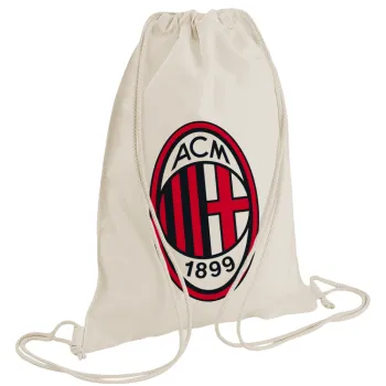 ACM, Backpack bag GYMBAG natural (28x40cm)