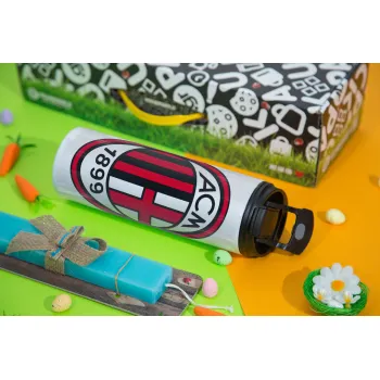 ACM, Πασχαλινή Λαμπάδα με Travel Tumbler θερμό με διπλό καπάκι (600ml, BPA free) & κερί αρωματικό πλακέ (30cm) (ΤΙΡΚΟΥΑΖ)