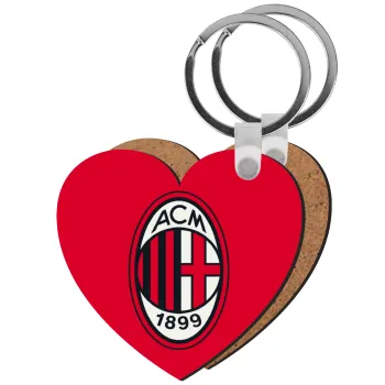 ACM, Μπρελόκ Ξύλινο καρδιά MDF