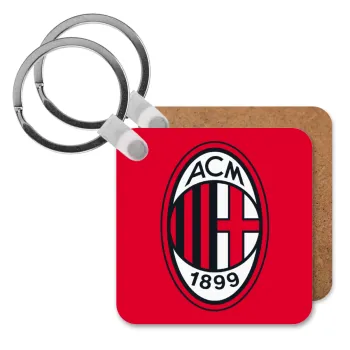 ACM, Μπρελόκ Ξύλινο τετράγωνο MDF