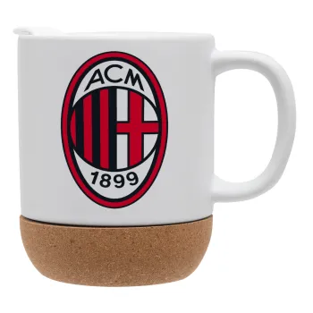 ACM, Κούπα, κεραμική με βάση φελού και καπάκι (ΜΑΤ), 330ml