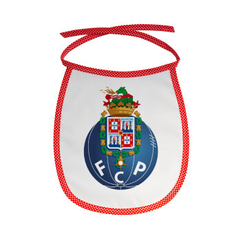 FCP, Σαλιάρα μωρού αλέκιαστη με κορδόνι Κόκκινη