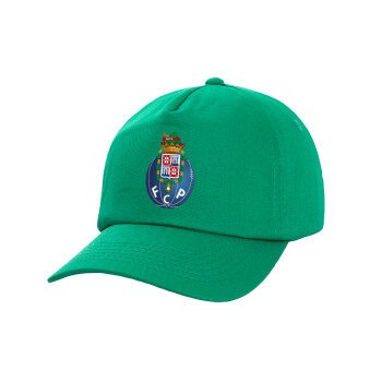 FCP, Καπέλο παιδικό Baseball, 100% Βαμβακερό,  Πράσινο
