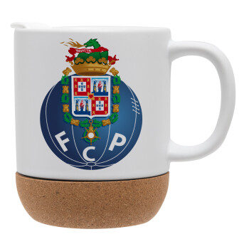 FCP, Κούπα, κεραμική με βάση φελού και καπάκι (ΜΑΤ), 330ml