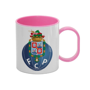 FCP, Κούπα (πλαστική) (BPA-FREE) Polymer Ροζ για παιδιά, 330ml